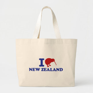 Bolso De Tela Gigante Amo Nueva Zelanda