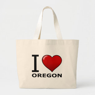 BOLSO DE TELA GIGANTE AMO OREGON