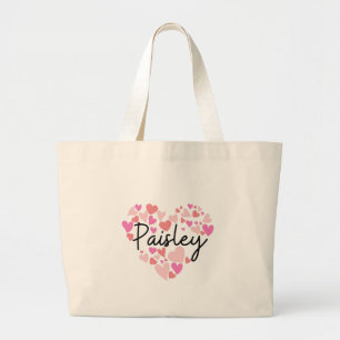 Bolso De Tela Gigante Amo Paisley