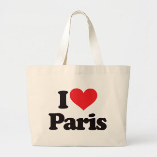 Bolso De Tela Gigante Amo París