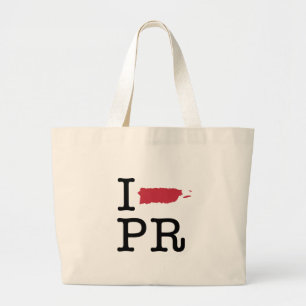 Bolso De Tela Gigante Amo Puerto Rico
