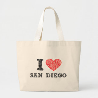 Bolso De Tela Gigante Amo San Diego