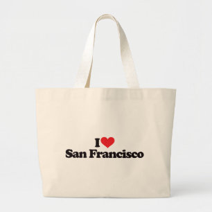 Bolso De Tela Gigante Amo San Francisco