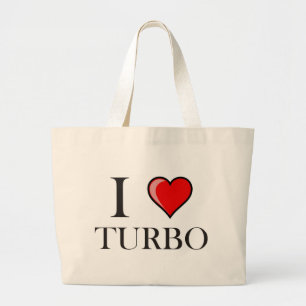 Bolso De Tela Gigante Amo Turbo