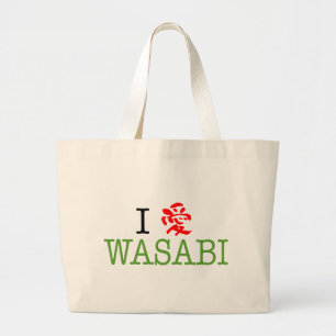 Bolso De Tela Gigante Amo Wasabi