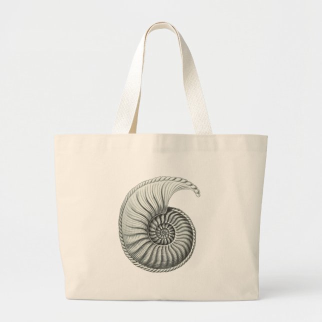Bolso De Tela Gigante Amonita (Frente)