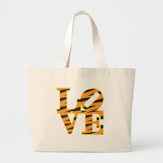 BOLSO DE TELA GIGANTE AMOR (Frente)