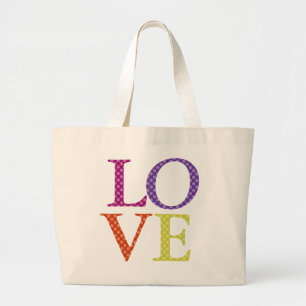 Bolso De Tela Gigante Amor
