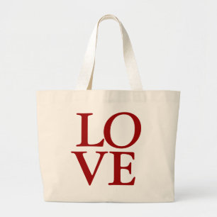 Bolso De Tela Gigante Amor
