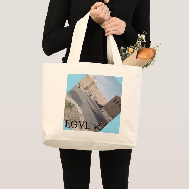 BOLSO DE TELA GIGANTE AMOR  (Anverso (producto))