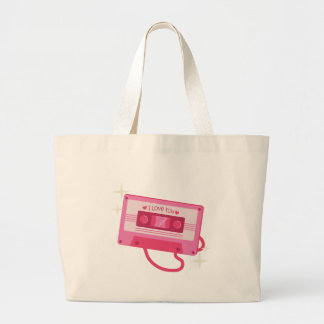 Bolso De Tela Gigante amor clásico