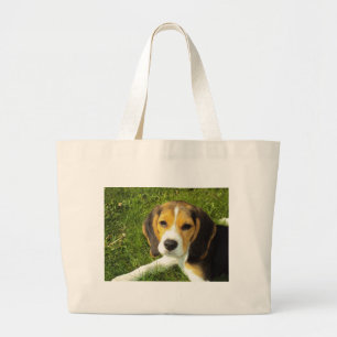 Bolso De Tela Gigante Amor de la paz de los animales de mascota del perr