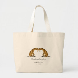 Bolso De Tela Gigante Amor eterno Christian Tote Bag