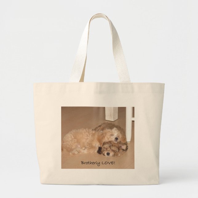Bolso De Tela Gigante Amor fraternal (Frente)
