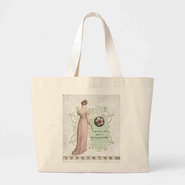Bolso De Tela Gigante Amor inconmensurable (Frente)