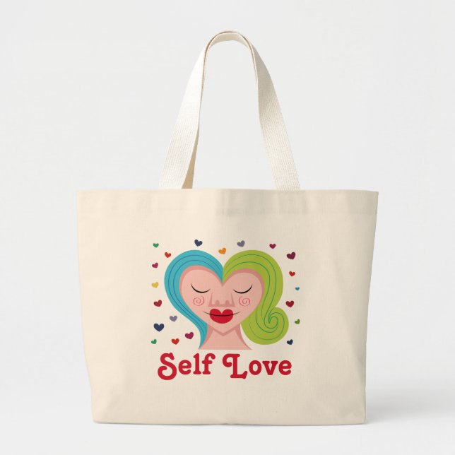 Bolso De Tela Gigante Amor Propio (Frente)