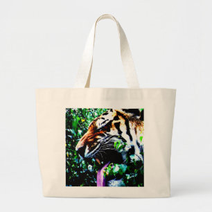 Bolso De Tela Gigante Amur Tiger jtcna