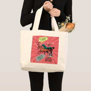 Bolso De Tela Gigante análisis de cómic horsey