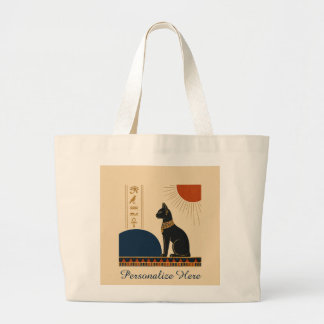 Bolso De Tela Gigante Ancient Egyptian Bastet Cat Elegant Tote Bag