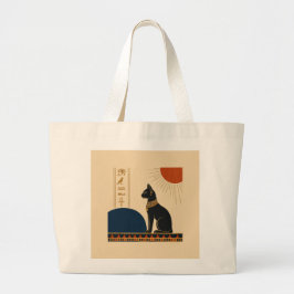 Bolso De Tela Gigante Ancient Egyptian Bastet Cat Elegant Tote Bag