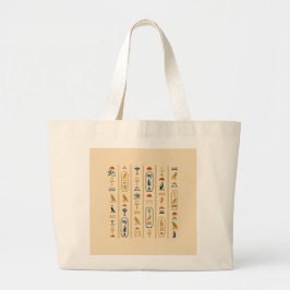 Bolso De Tela Gigante Ancient Egyptian Hieroglyphics Elegant Tote Bag