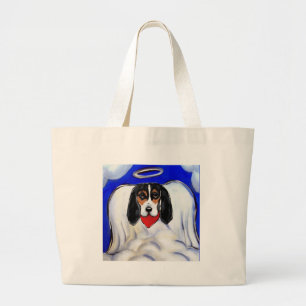 Bolso De Tela Gigante Ángel Basset Hound