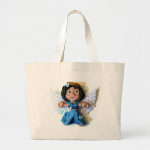 Bolso De Tela Gigante Ángel I de Krystal
