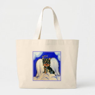 Bolso De Tela Gigante Angel Yorkie Poo