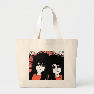 Bolso De Tela Gigante Anime Twins