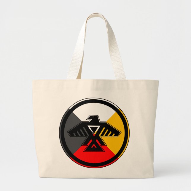Bolso De Tela Gigante Anishinaabe Thunderbird (Frente)