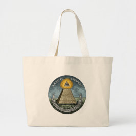 Bolso De Tela Gigante Annuit Coeptis - el ojo omnipresente