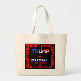 Bolso De Tela Gigante Anti Trump+Putin