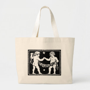 Bolso De Tela Gigante Antiguo Renacimiento Medieval Zodiac Gemini