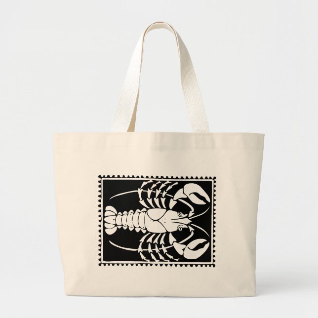 Bolso De Tela Gigante Antiguo Zodiac Astrología Cáncer Totebag (Frente)
