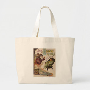 Bolso De Tela Gigante Antique Kris Kringle Sanga Claus