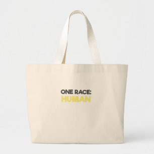 Bolso De Tela Gigante Antirracismo una raza humana
