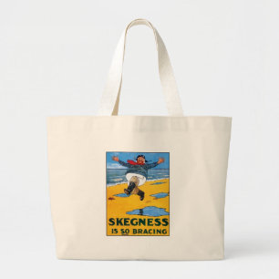 Bolso De Tela Gigante Anuncio de escaramuza vintage - La escaramuza es t