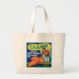 Bolso De Tela Gigante Anuncio de las patatas dulces de la marca del