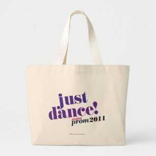 Bolso De Tela Gigante Apenas danza - púrpura