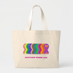 Bolso De Tela Gigante Apóyelos todos