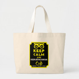 Bolso De Tela Gigante Apoyo Y Conciencia De Keratoconos