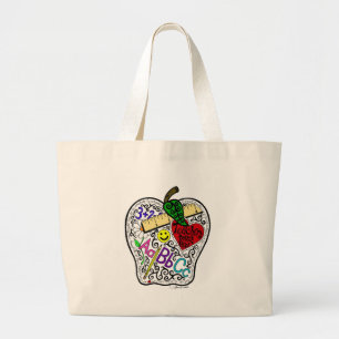 Bolso De Tela Gigante Apple para el profesor