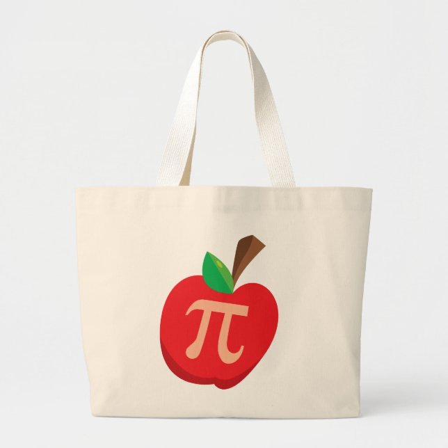 Bolso De Tela Gigante Apple pi (Frente)