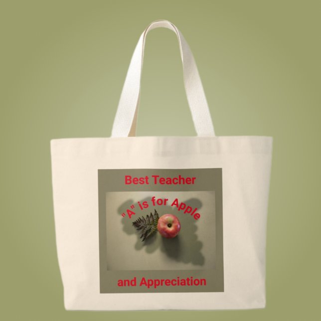 Bolso De Tela Gigante Apreciación del profesor Manzana Roja (Subido por el creador)