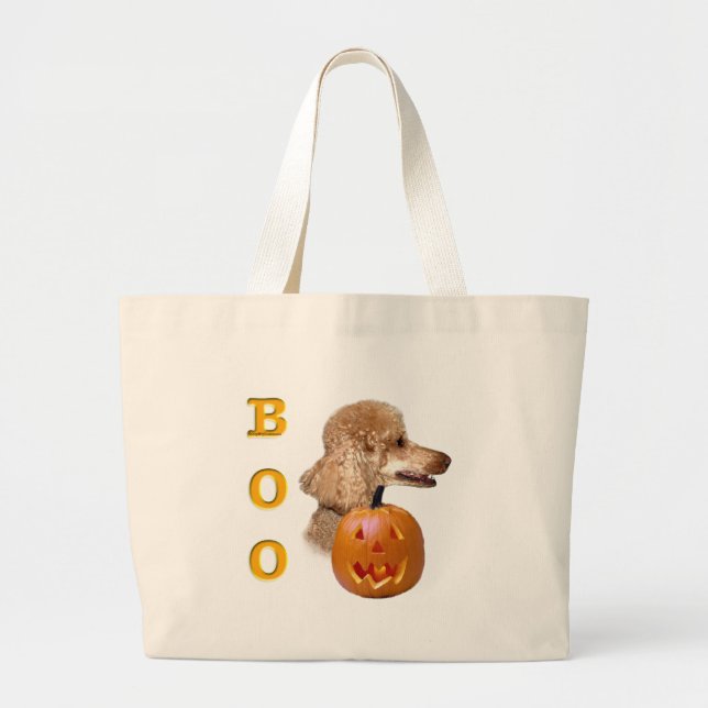 Bolso De Tela Gigante Apricot Coated Poodle Boo (Frente)