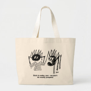 Bolso De Tela Gigante Arañas divertidas y Personalizados de tejer web