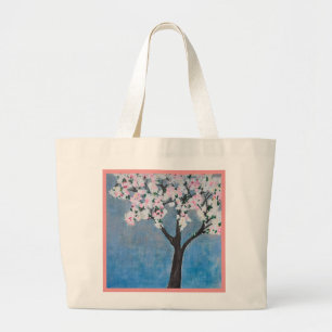 Bolso De Tela Gigante Árbol de cerezas