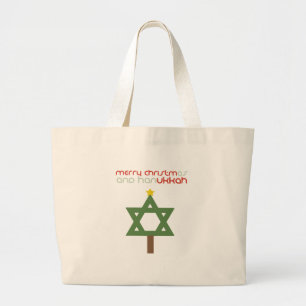 BOLSO DE TELA GIGANTE ÁRBOL DE CHRISTMUKKAH