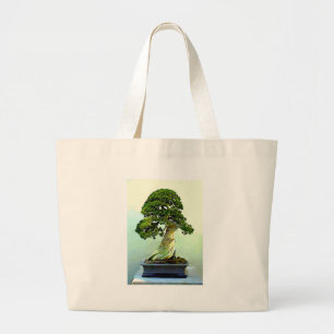 Bolso De Tela Gigante Árbol de Cypress de los bonsais