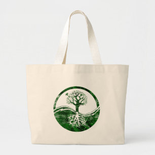 Bolso De Tela Gigante Árbol de Yin Yang